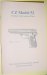 Booklet CZ 52 CZ52 CZ-52 Pistol