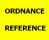 ORDNANCE REFERENCE