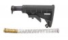 AR15 M16 T6 Stock, Black, OD, FLat Earth