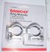 1" - 3/8 Dovetail Base Silver Medium Profile Scope Rings