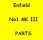 Enfield No 1 Rifle Parts