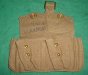Ammo Pouch British 2 Pocket TAN Early 1950's Dated EXC