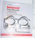 1" Weaver Base Matte Aluminum Low Profile Scope Rings