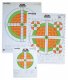 SK 100YD SB RIFLE ORG/GRN BULL TGT 12PK