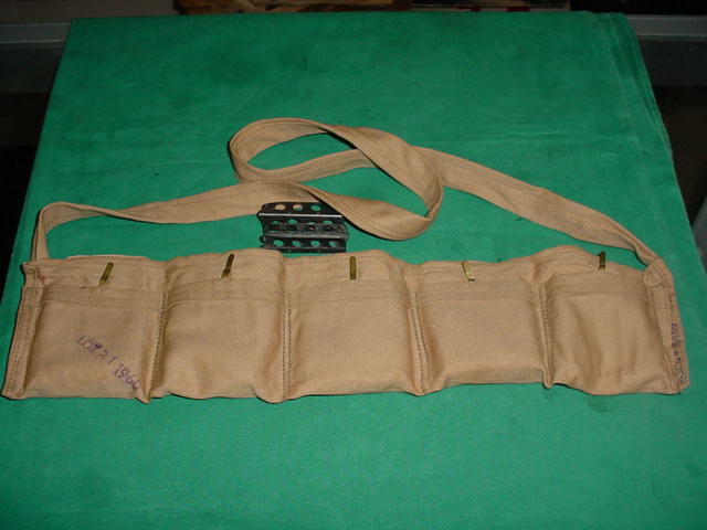 Bandolier , British Cloth with 10 Loading Clips