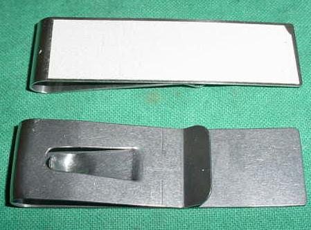 Metal Clip With Reflector, Sweden Military Surplus