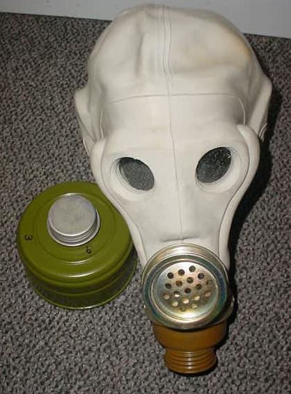 Gas Mask, Russian "Death Head" with Filter