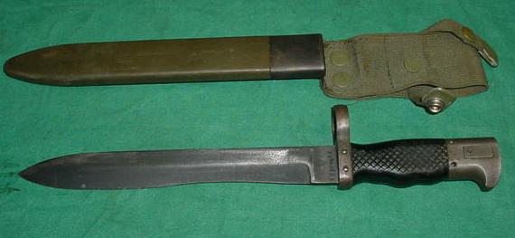 Spanish CETME , FR7 and FR8 Bayonet and Scabbard