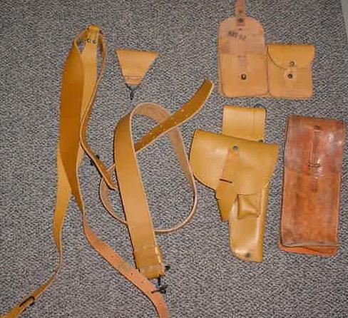 French MAB Holster and Belt Set
