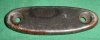 Buttplate, Heavy No Hole Buttplate, Heavy No Hole
