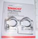 1" - 3/8 Dovetail Base Silver Medium Profile Scope Rings 1" - 3/8 Dovetail Base Silver Medium Profile Scope Rings