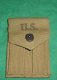 Pouch, US GI 45 Dual Magazine TAN WWII EXC Pouch, US GI 45 Dual Magazine TAN WWII EXC