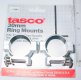 30mm Weaver Base Silver Low Profile Scope Rings 30mm Weaver Base Silver Low Profile Scope Rings
