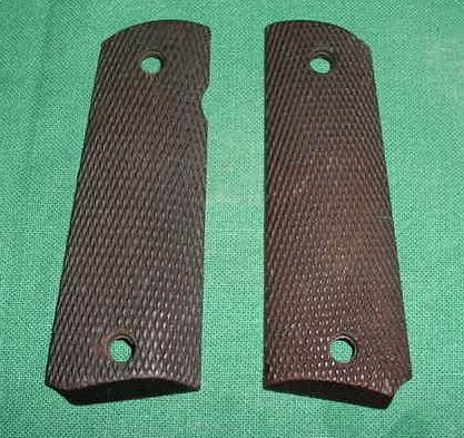 Grips, 1911 Pistol Wood Checkered