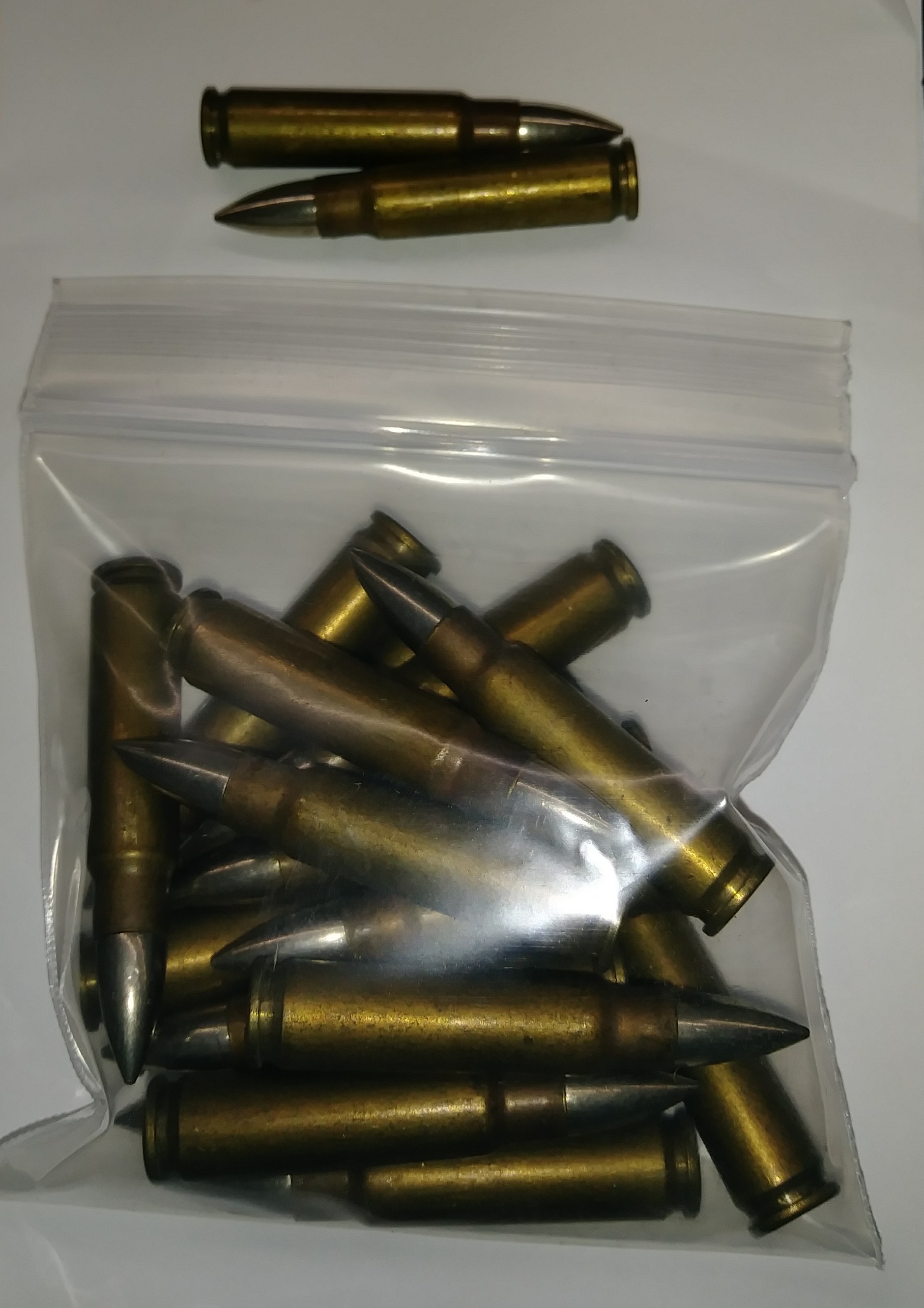 7.62x45 FMJ AMMO Czech 20rd - For VZ-52 Rifle - BRASS CASE 7.62x45 FMJ AMMO Czech 20rd - For VZ-52 Rifle - BRASS CASE