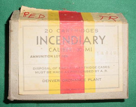 EMPTY 30.06 INCENDIARY AMMO BOX QTY 1