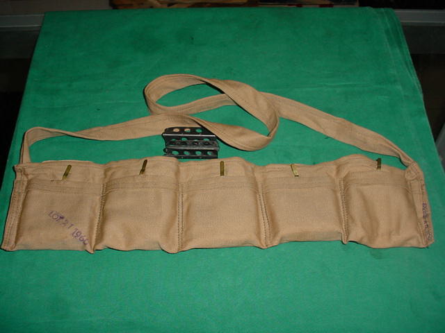 Bandolier British Cloth USED with WWII Dates