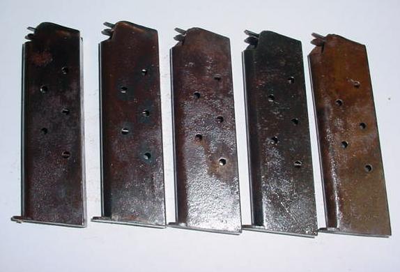 Magazine, GI 45 1911, Rusty, Pitted QTY 5 - Click Image to Close