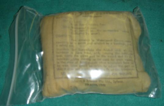 Bandage Wound Small Size WWII Dated