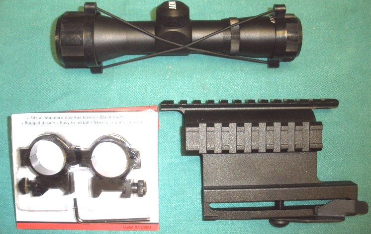 AK Side Rail Scope Mount & 4X30 Scope Set AK Side Rail Scope Mount & 4X30 Scope Set