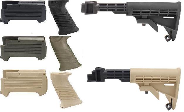 AK T6 Stock Combo Black AK T6 Stock Combo Black