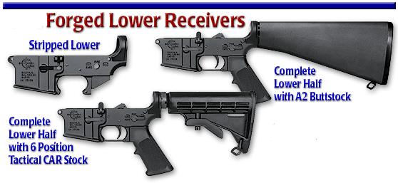 AR-15 Lower Receivers & Parts