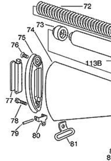 81 - Rear Sling Swivel AR-15 Rifle