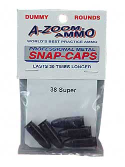 38 SUPER 5/PK A-ZOOM Snap Caps 38 SUPER 5/PK A-ZOOM Snap Caps
