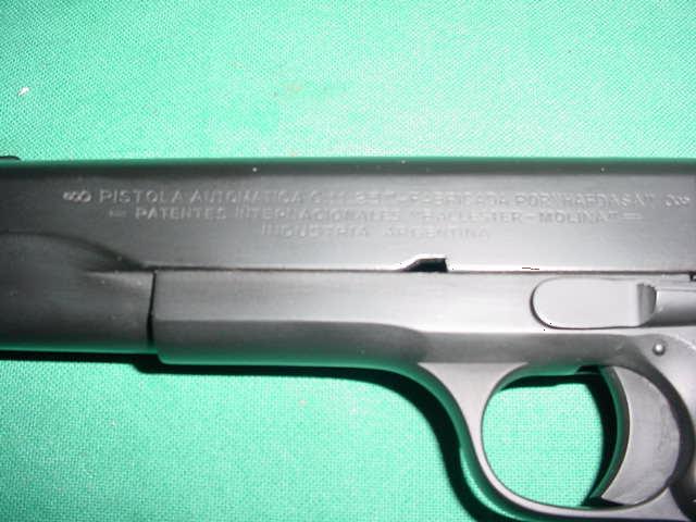 Argentina Ballester Molina .45 Pistol - Click Image to Close