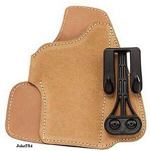 BLACKHAWK Suede Leather RH Tuckable Holster For Glock & S&W - Click Image to Close