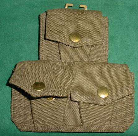 .303 British 3 Pocket Pouch OD - Click Image to Close