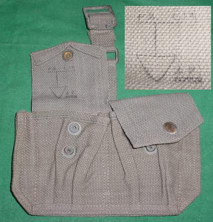 Ammo Pouch British 2 Pocket Gray USED