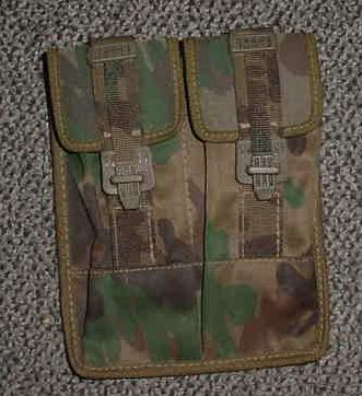 Camo 2 Pocket Magazine Pouch - Click Image to Close