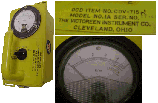 Geiger Counter CIVIL DEFENSE CDV-715 USED - Click Image to Close