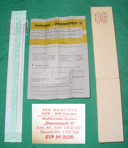 Slide Rule, EAST GERMAN SURPLUS New IN Box