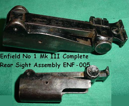 Rear Sight Assembly, Lee Enfield No 1 Mk III .303 Part #005 - Click Image to Close