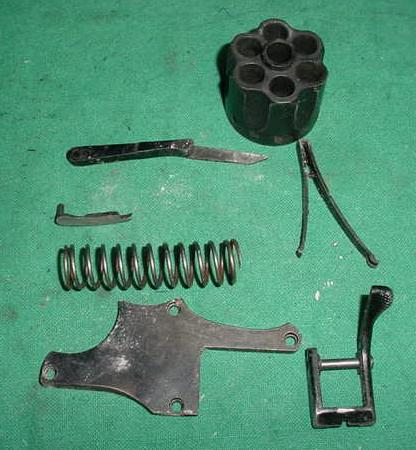 Enfield Revolver Parts Lot, Cylinder and More