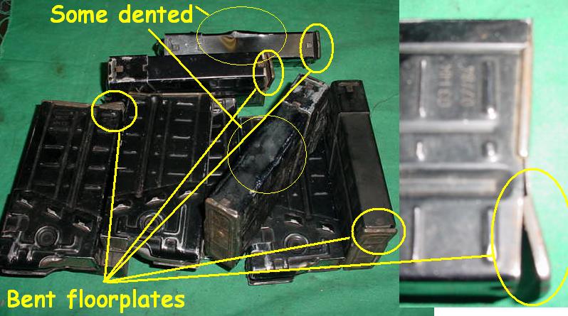 HK G3 20rd Magazines, May have dents or bent floorplate HK G3 20rd Magazines, May have dents or bent floorplate