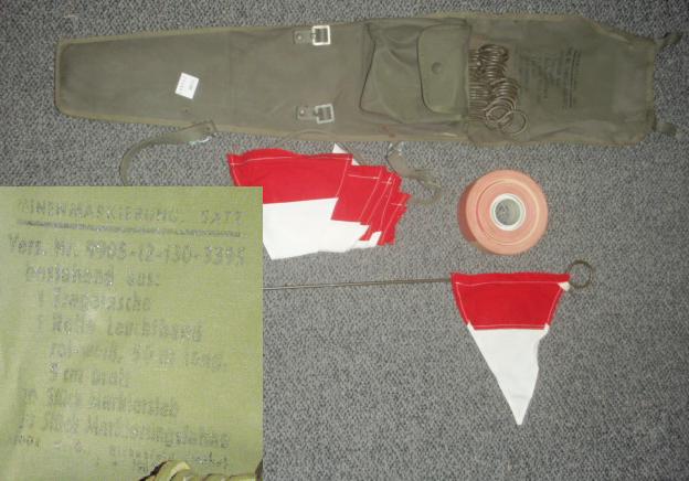 German Mine Marking Set