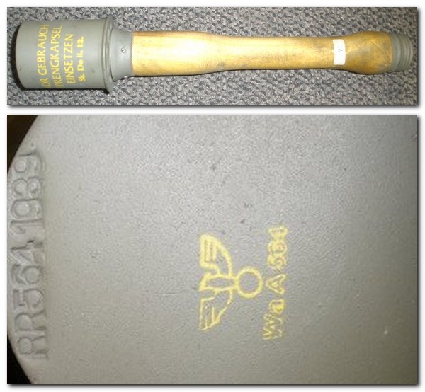 GERMAN REPRODUCTION HGR24 Grenade GERMAN REPRODUCTION HGR24 Grenade