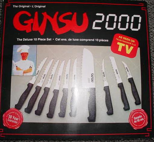 Knife Set Ginsu 10 Pc New in Box