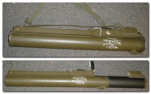 US M72A2 LAW Tube -INERT Display US M72A2 LAW Tube -INERT Display