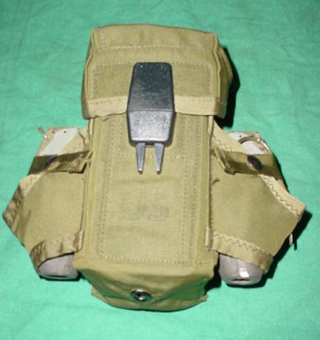 US GI M16 Magazine Pouch USED OD Green, POUCH ONLY - Click Image to Close