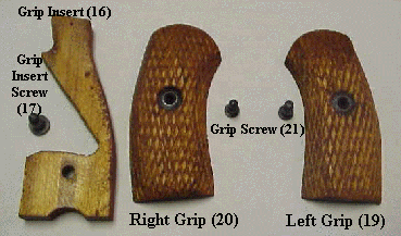 Grip Set (3 Pieces) M1895 Russian Nagant Revolver WOOD VG+ - Click Image to Close