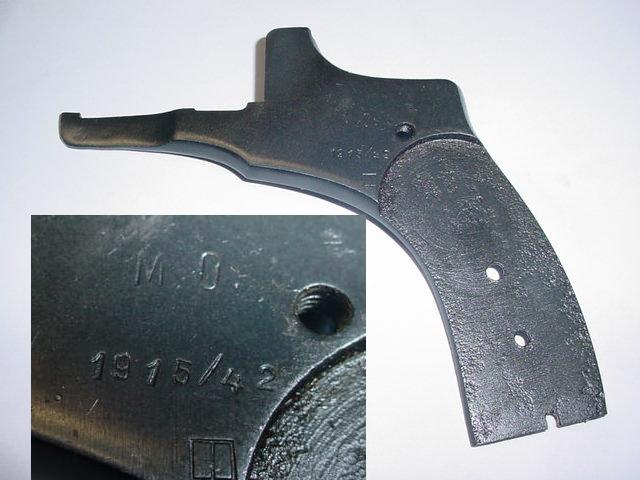 Side Plate M.O. 1915/42 M1895 Russian Nagant Revolver - Click Image to Close