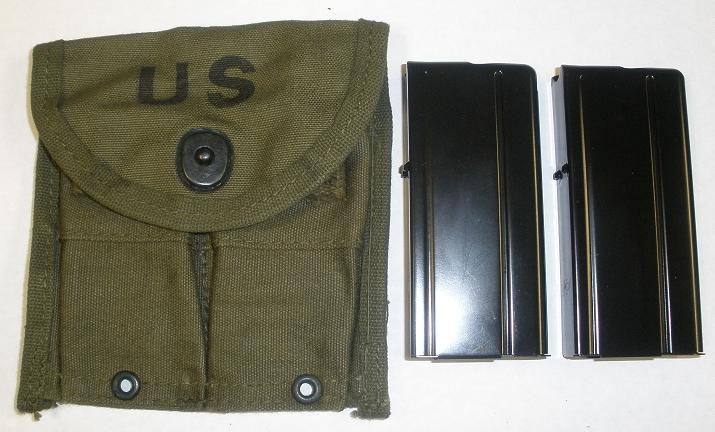 M1 Carbine Accessory Kit - KHAKI (TAN) Pouch, 2 Mags - Click Image to Close