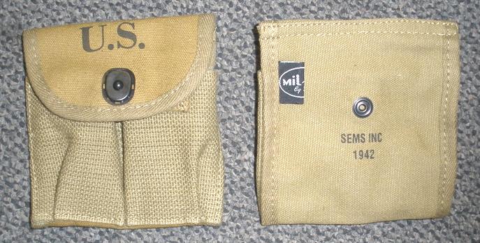 Pouch M1 Carbine Excellent, Holds 2 15rd Magazines
