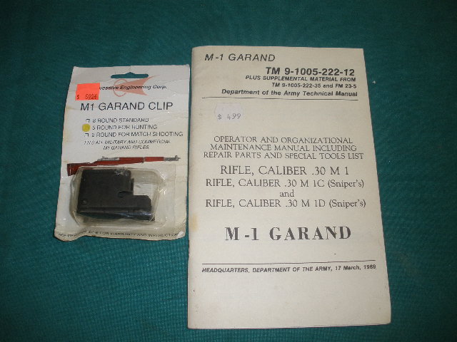 M1 Garand 5rd Clip & Manual