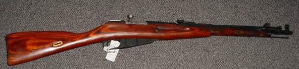 Russian M44 Mosin Nagant Carbine 1944 Dated Laminated Stock - Click Image to Close