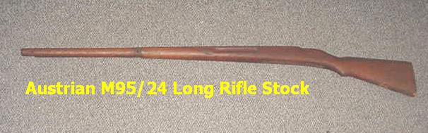 Stock Austrian M95/24 Long Rifle
